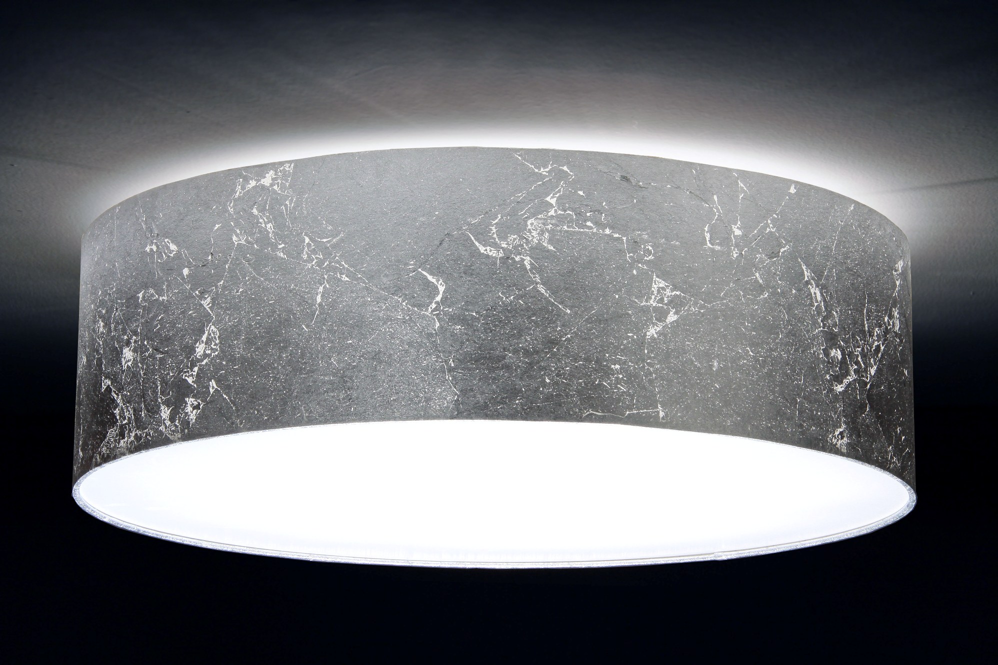 Deckenlampe silber - Leuchtenmanufaktur Brodauf